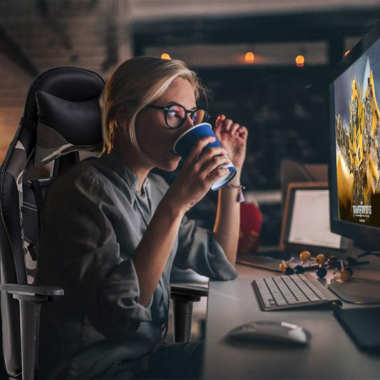 Ergonomic Office Chair PC Gaming Chair Cheap Desk Chair PU Leather