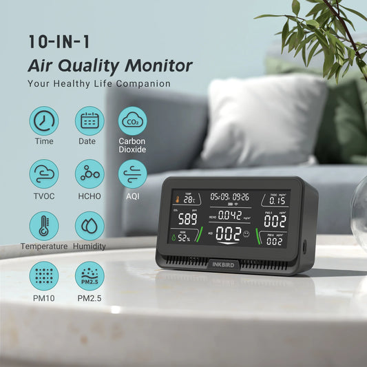 10-in-1 Smart Air Quality Monitor