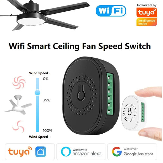 Tuya WiFi Mini Smart Fan Speed Switch