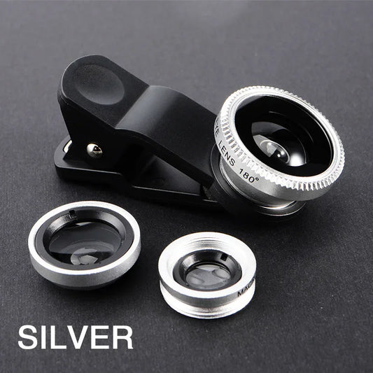 Universal 3-in-1 Fisheye Wide Macro Lens