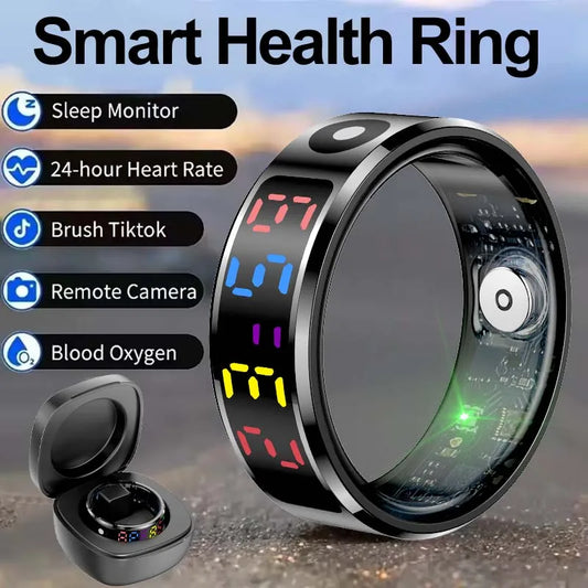 Colorful Screen Smart Touch Health Ring