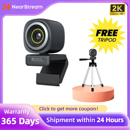 1080P 60FPS USB Webcam with Autofocus