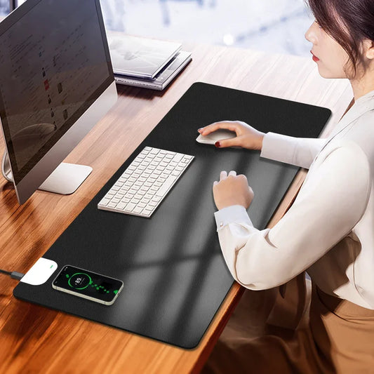 Wireless Charging Office Mouse Pad