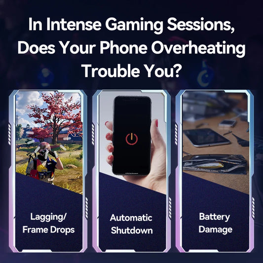 Magnetic Phone Cooler with Fan