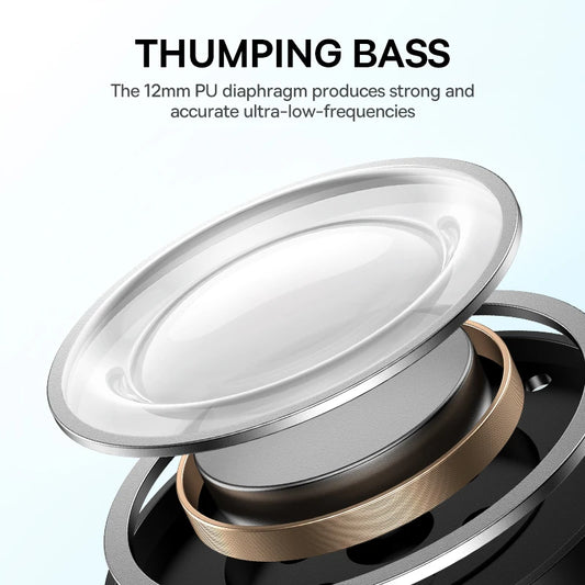 Baseus Bowie E19 Wireless Earphones Bluetooth 5.3 Big Bass 12mm