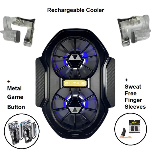 Dual Fan Rechargeable Phone Cooler Clip