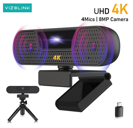 Vizolink 4K UHD Webcam Autofocus