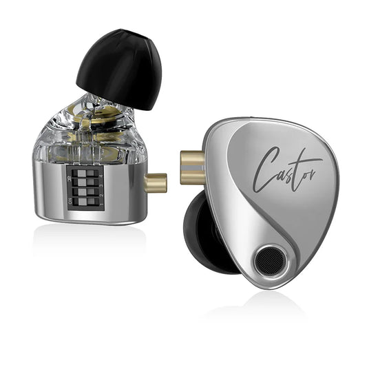 KZ Castor in Ear HiFi Earphone 2DD Dynamic High-end Tunable Earphones