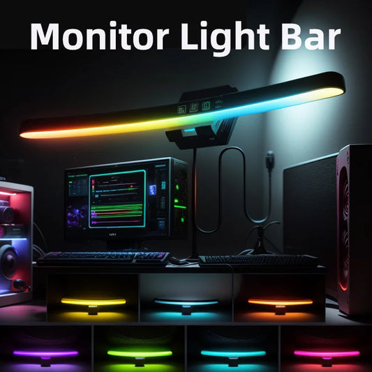 Stepless Dimmable RGB Monitor Light Bar