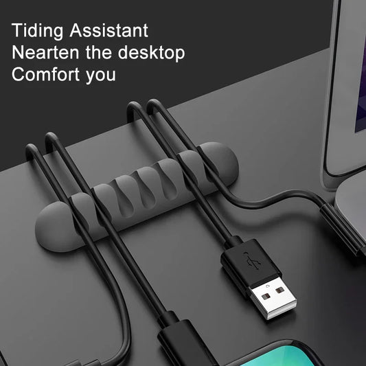 Silicone Flexible Cable Winder Clips