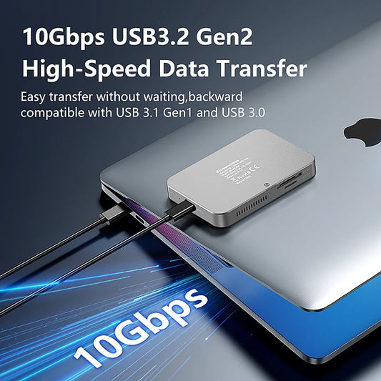 Magnetic 8-in-1 USB-C Docking Station