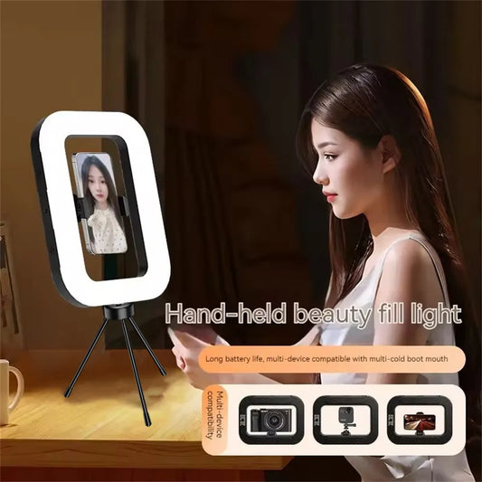 Rechargeable Handheld Ring LED Light