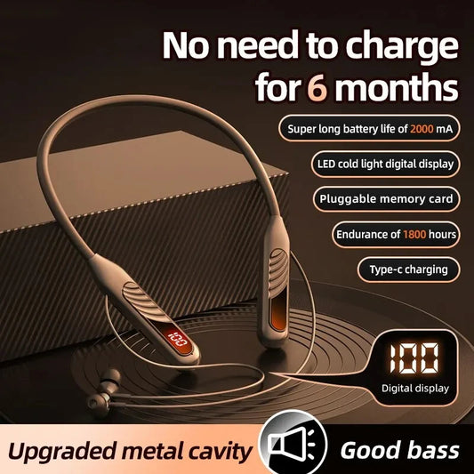 Wireless Bluetooth 5.2 Neckband Earphones