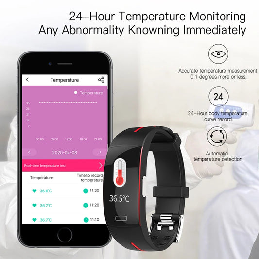 P3A Plus ECG Smart Fitness Bracelet