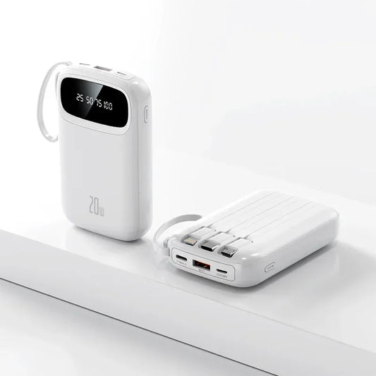 20000mAh Portable Power Bank with Cable