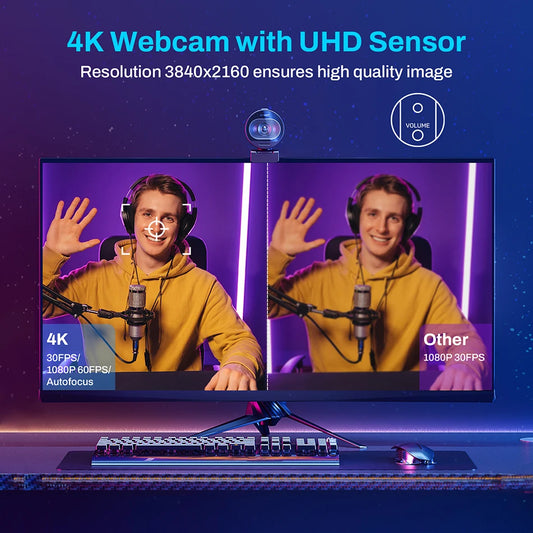 4K UHD Streaming Webcam S600