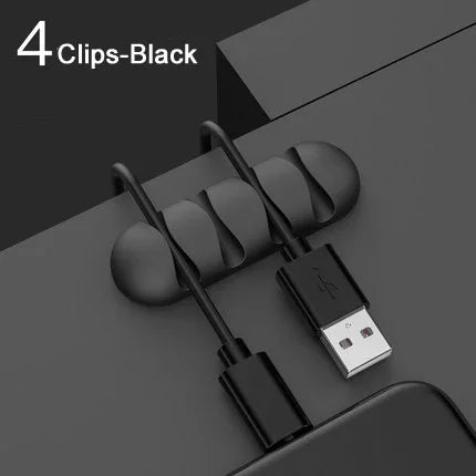 Silicone Flexible Cable Winder Clips