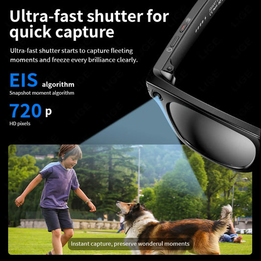 Bluetooth Smart Glasses with Camera