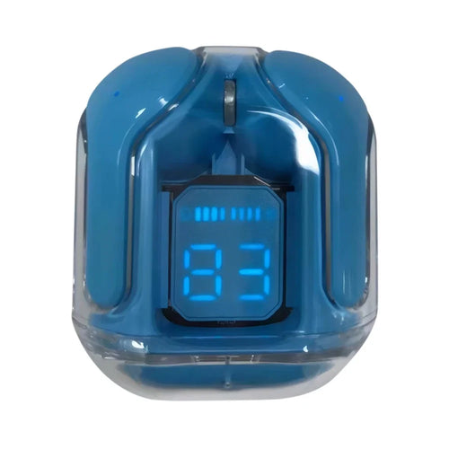 INRAM Wireless Bluetooth Earphone Transparent HIFI Stereo Sound 300mAh