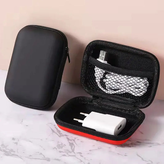 Portable Earphone & Cable Organizer Case