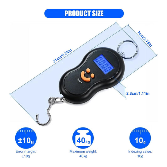 Digital Hanging Luggage Scale 50Kg
