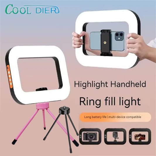 Rechargeable Handheld Ring LED Light