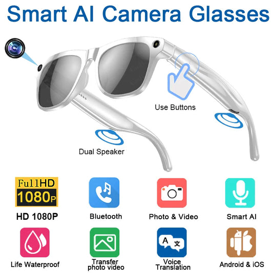 2025 AI Smart Glasses with Camera