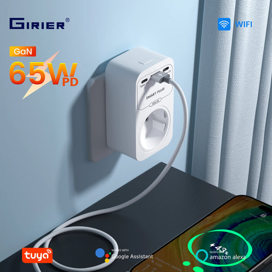 65W Smart WiFi GaN Power Plug