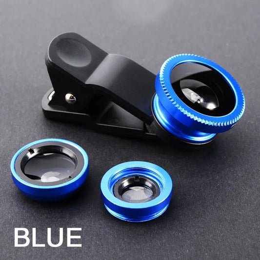 Universal 3-in-1 Fisheye Wide Macro Lens