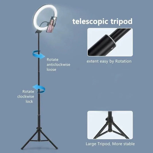 33CM Dimmable LED Ring Light Stand
