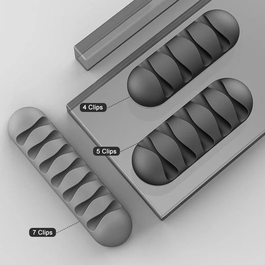 Silicone Flexible Cable Winder Clips