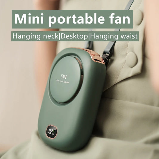 Wearable 3-Speed USB Portable Fan