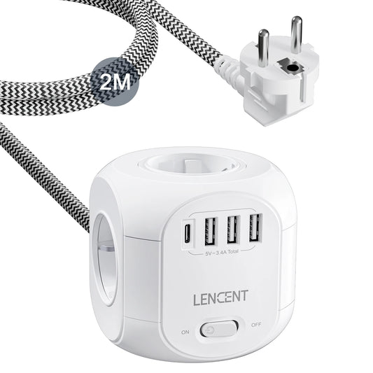 8-in-1 Power Strip Cube