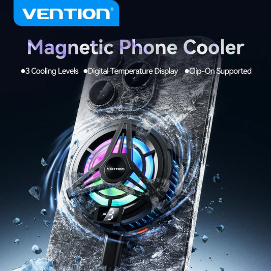 Magnetic Phone Cooler with Fan