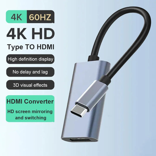 USB-C to HDMI 4K 60Hz Adapter Cable