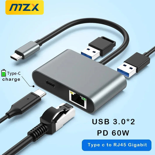 USB-C Gigabit Ethernet Hub Dock