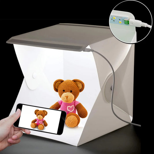 Portable Folding LED Photo Studio Box