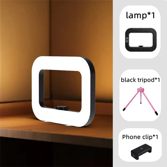 Rechargeable Handheld Ring LED Light