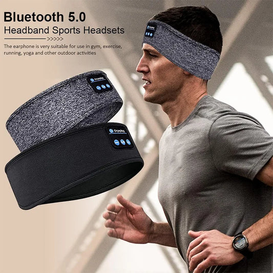 Original Wireless Bluetooth Headset Sports Sleep Headband Eye Mask