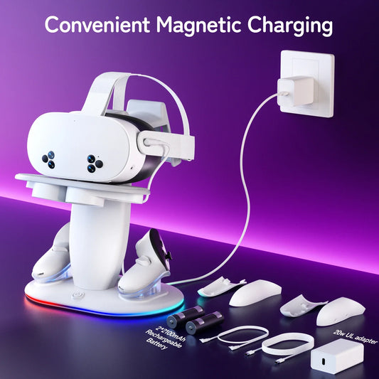 Meta Quest 2/3 VR Controller Charging Dock