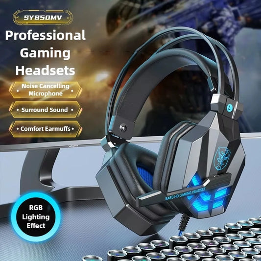 SY850MV 7.1 LED Gaming Headset Wired