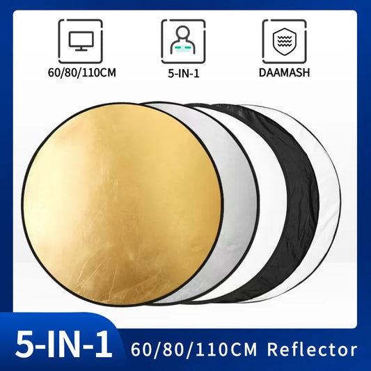 5-in-1 Portable Photography Reflector Set