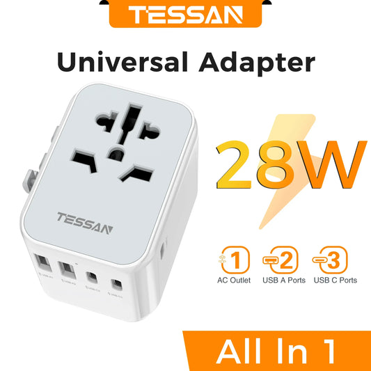 Universal Travel Adapter with USB
