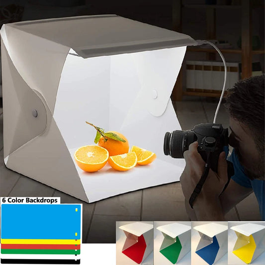 Portable Folding LED Photo Studio Box
