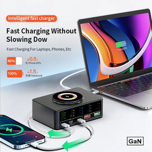 220W GaN Fast Charging Station