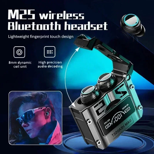 Original M25 TWS Wireless Headphones Earphones Bluetooth Touch Control