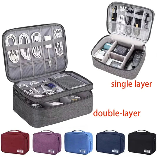 Waterproof Travel Cable Organizer Bag