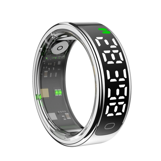 Smart Ring 2025 with Display & Health Monitor