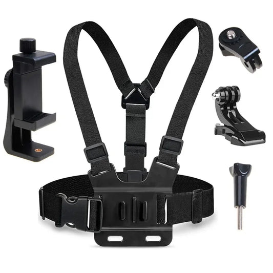 5-in-1 Mobile Chest Strap Phone Mount