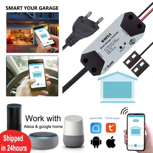 Smart WiFi Garage Door Opener Controller